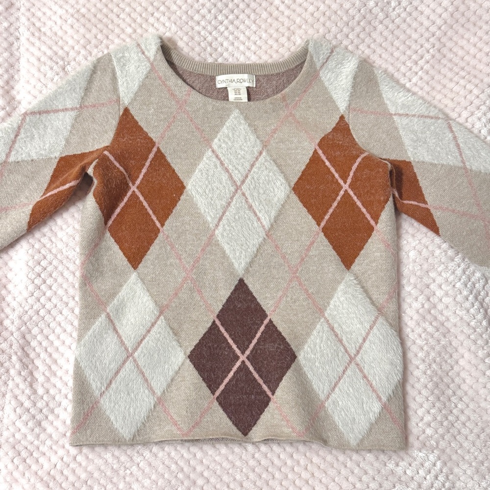 neapolitan argyle sweater